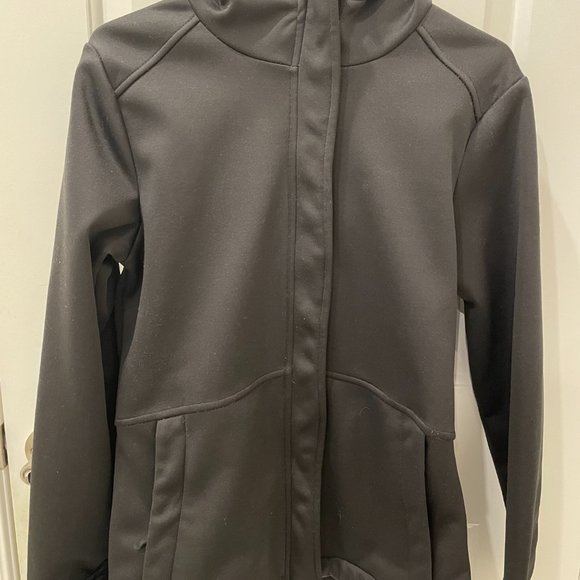 Swiss Tech soft-shell jacket women black fleece S/P size - Picture 2 of 8